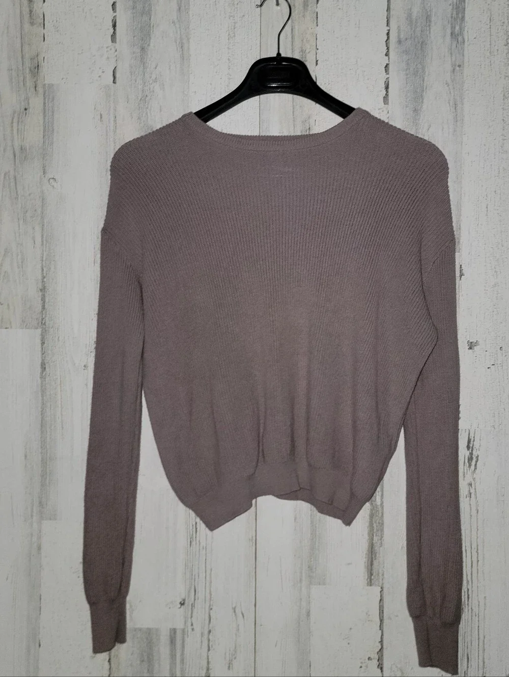 John Galt Ribbed Crew Neck Sweater